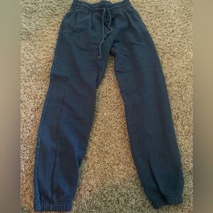 Aritzia TNA Cozy fleece boyfriend joggers